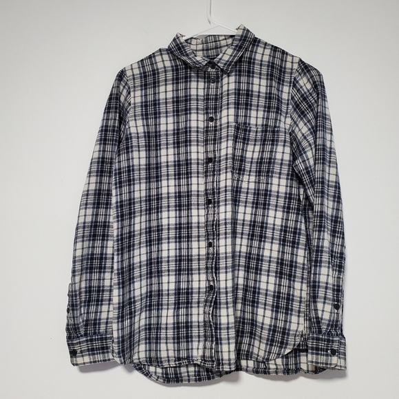 Madewell Slim Boyshirt in Lawton Plaid Flannel - Picture 15 of 15